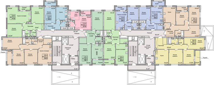 Квартира 34,3 м², 1-комнатная - изображение 2