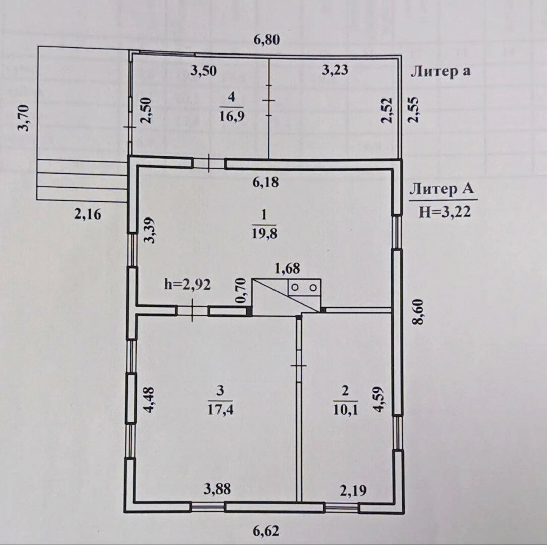 Дом 2-комн. 64.2 м² в село Александровка — фото 10 из 10