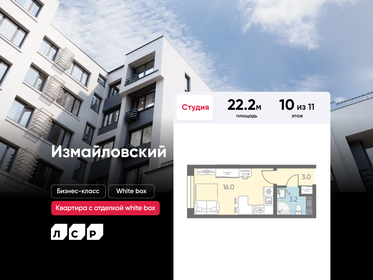 Квартира 22,2 м², студия - изображение 1