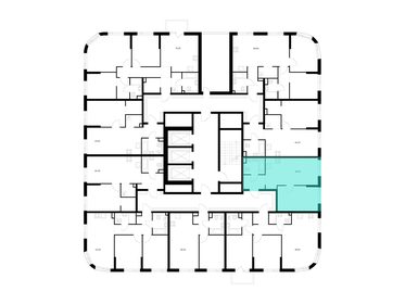 Квартира 38,4 м², 1-комнатная - изображение 2