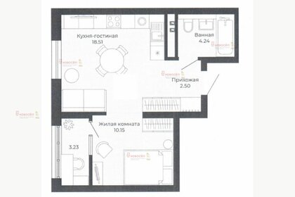 Квартира 35 м², 1-комнатная - изображение 1