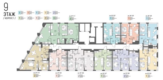 Квартира 91,7 м², 3-комнатная - изображение 2