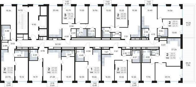 Квартира 69,1 м², 2-комнатная - изображение 2