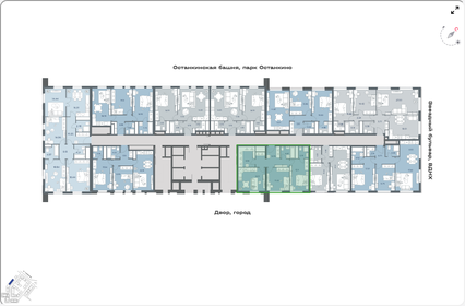 Квартира 74,2 м², 2-комнатная - изображение 2
