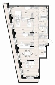 Квартира 133,9 м², 3-комнатная - изображение 2