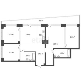 Квартира 123,6 м², 5-комнатная - изображение 1