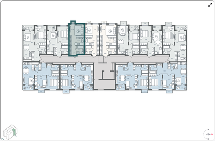 Квартира 27,8 м², студия - изображение 2