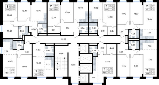 Квартира 63 м², 3-комнатная - изображение 2