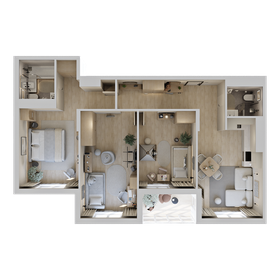 Квартира 87,1 м², 3-комнатная - изображение 2