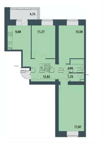 Квартира 72 м², 3-комнатная - изображение 1