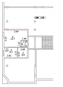 Квартира 28 м², 1-комнатная - изображение 1
