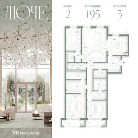 Квартира 195 м², 3-комнатная - изображение 1