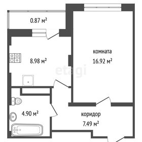 Квартира 39 м², 1-комнатная - изображение 1