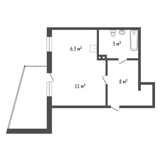41,8 м², 1-комнатная квартира 4 550 000 ₽ - изображение 83