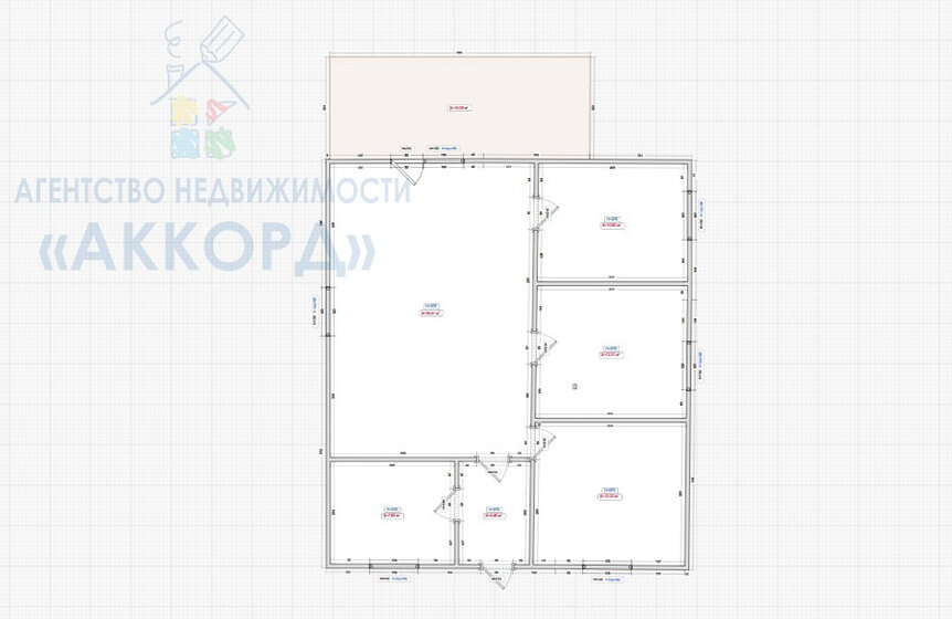 30 м², 1-комнатная квартира 3 100 000 ₽ - изображение 28
