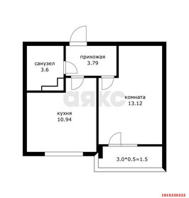 Квартира 33 м², 1-комнатная - изображение 5