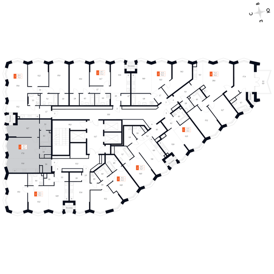 57,7 м², 2-комнатная квартира 15 547 662 ₽ - изображение 80