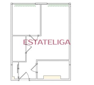 Квартира 37,8 м², 2-комнатные - изображение 1