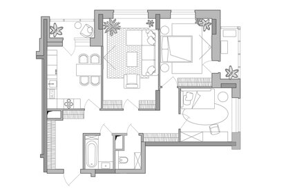 Квартира 77,8 м², 3-комнатная - изображение 2