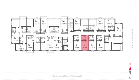 Квартира 22,3 м², студия - изображение 3