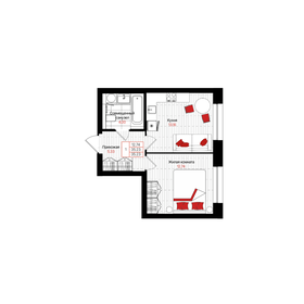 Квартира 35,2 м², 1-комнатная - изображение 1