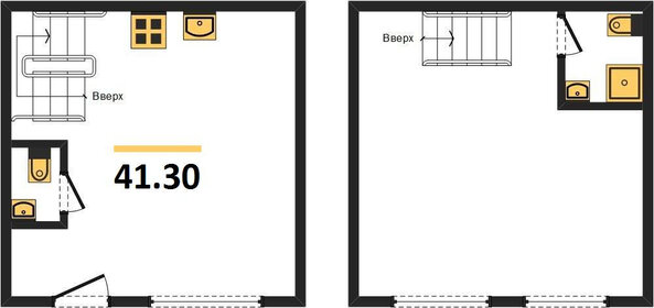 Квартира 41,3 м², 2-комнатная - изображение 1