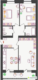 Квартира 80,1 м², 3-комнатная - изображение 1