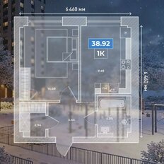Квартира 38,9 м², 1-комнатная - изображение 2