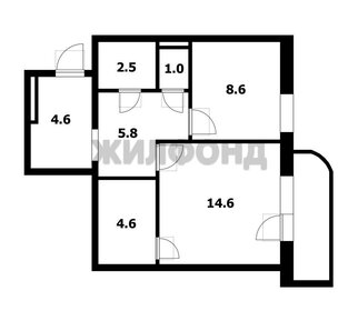 Квартира 41,7 м², 1-комнатная - изображение 5