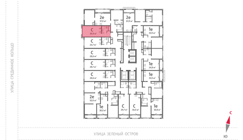 Квартира 26,9 м², студия - изображение 3