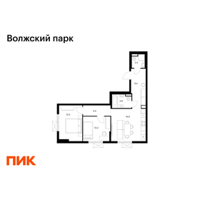Квартира 58,7 м², 2-комнатная - изображение 1