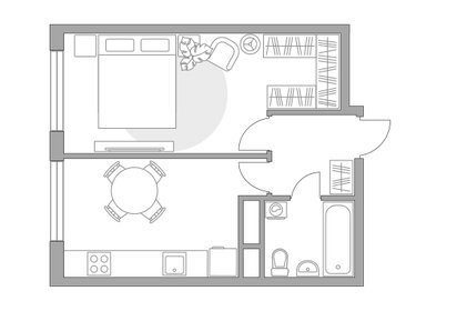 Квартира 37,4 м², 1-комнатная - изображение 1