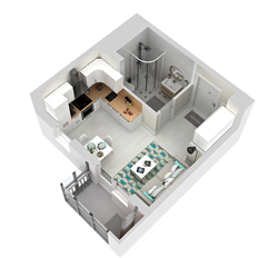 Квартира 23,5 м², студия - изображение 2