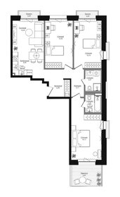 Квартира 95,1 м², 3-комнатная - изображение 2