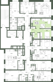 Квартира 33,8 м², 1-комнатная - изображение 2