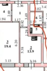 Квартира 46 м², 1-комнатная - изображение 1