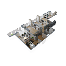 Квартира 91,6 м², 3-комнатная - изображение 3
