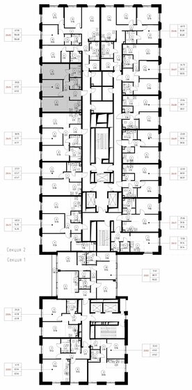 54,2 м², 2-комнатная квартира 36 416 736 ₽ - изображение 19