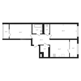Квартира 93,3 м², 2-комнатная - изображение 1