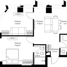 Квартира 66 м², 2-комнатная - изображение 3