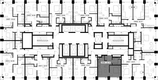 Квартира 32,2 м², 1-комнатная - изображение 2