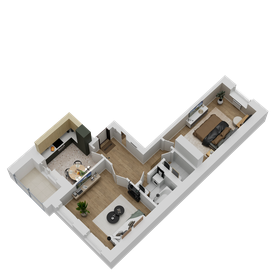 Квартира 59,4 м², 2-комнатная - изображение 3