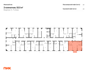 Квартира 52,5 м², 2-комнатная - изображение 2