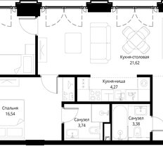 Квартира 70,3 м², 2-комнатная - изображение 3
