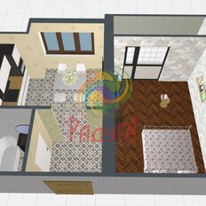 Квартира 42 м², 1-комнатная - изображение 4