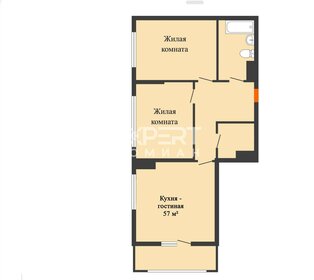 Квартира 57 м², 3-комнатная - изображение 1