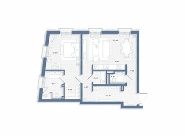 Квартира 81,3 м², 1-комнатная - изображение 2