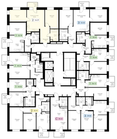 Квартира 56,3 м², 2-комнатная - изображение 1