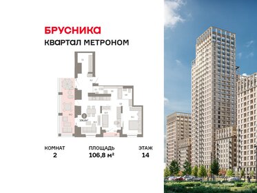 Квартира 106,8 м², 2-комнатная - изображение 1