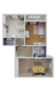 Квартира 58,3 м², 2-комнатная - изображение 3